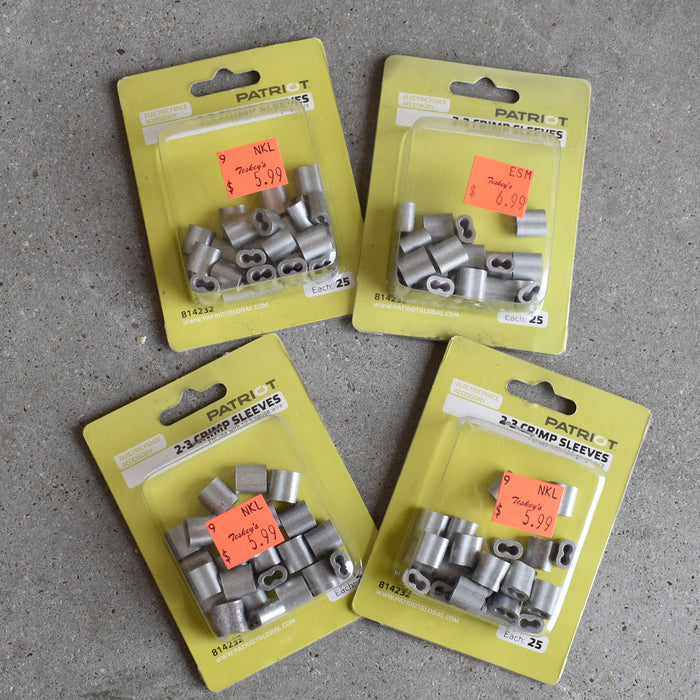 NEW Discontinued 2-3 Crimp Sleeve (25pk) Bundle Of 3 Sale Barn Patriot