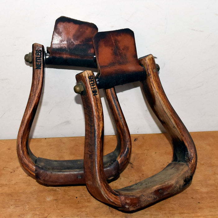 Used Nettles Wooden Stirrups Sale Barn Nettles