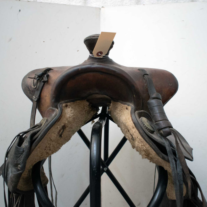 Used 12" Fred Mueller Non-Rider Saddle Sale Barn Fred Mueller