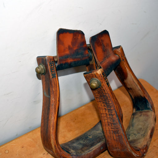 Used Nettles Wooden Stirrups Sale Barn Nettles
