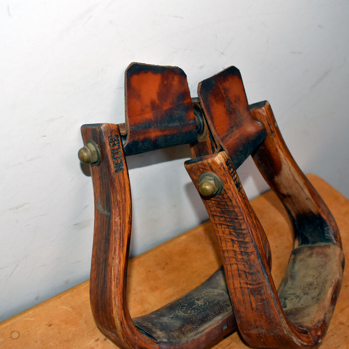 Used Nettles Wooden Stirrups Sale Barn Nettles
