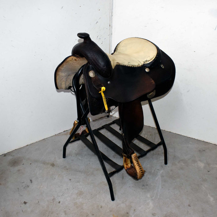 Used 15.5" Craig Johnson Non-Rider Saddle Sale Barn Craig Johnson