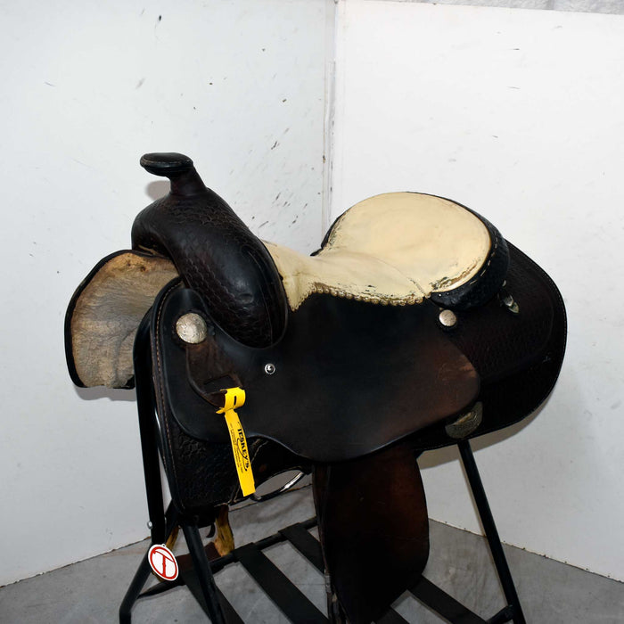 Used 15.5" Craig Johnson Non-Rider Saddle Sale Barn Craig Johnson