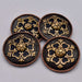 NEW Floral Brass Flower Concho Set Of 4 Sale Barn MISC