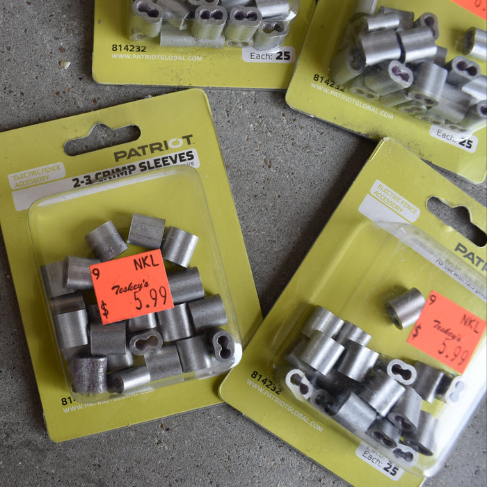 NEW Discontinued 2-3 Crimp Sleeve (25pk) Bundle Of 3 Sale Barn Patriot