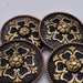 NEW Floral Brass Flower Concho Set Of 4 Sale Barn MISC
