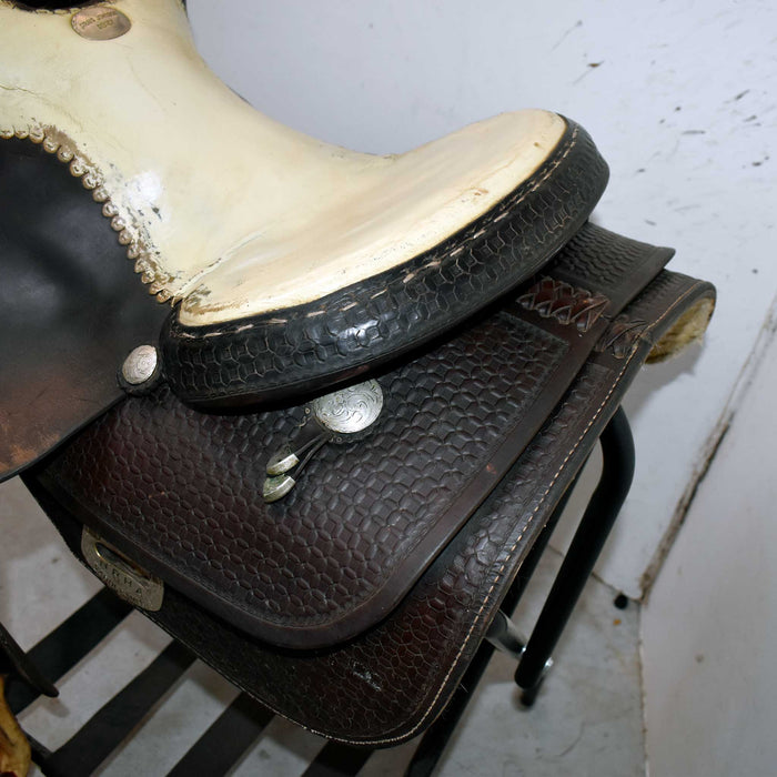 Used 15.5" Craig Johnson Non-Rider Saddle Sale Barn Craig Johnson