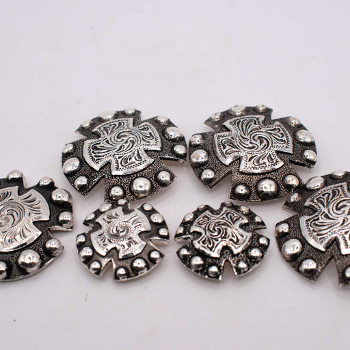 NEW Silver Swirl Concho Set Of 6 Sale Barn TESKEY'S
