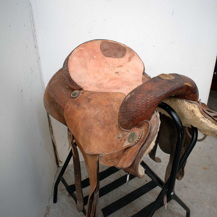 Used 16" Non-Rider Decor Only Saddle Sale Barn misc