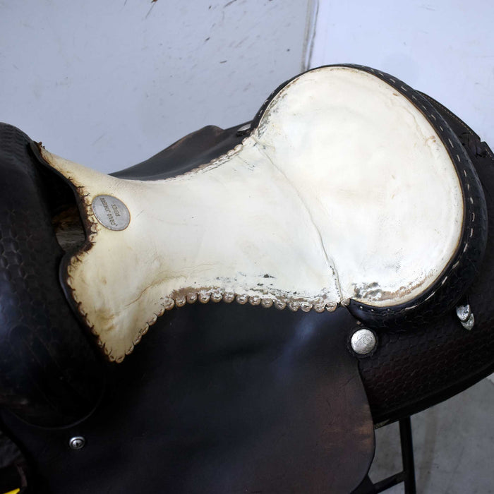 Used 15.5" Craig Johnson Non-Rider Saddle Sale Barn Craig Johnson