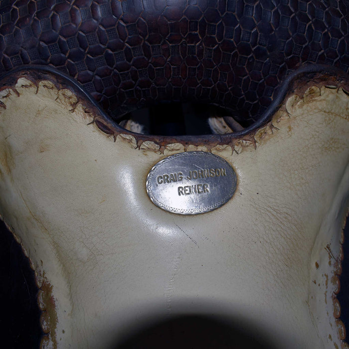 Used 15.5" Craig Johnson Non-Rider Saddle Sale Barn Craig Johnson