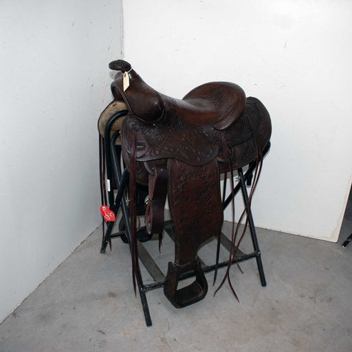 Used 14" Buck Steiner Non-Rider Decor Only Saddle Sale Barn BUCKSTEINER