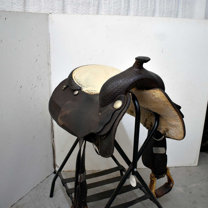 Used 15.5" Craig Johnson Non-Rider Saddle Sale Barn Craig Johnson