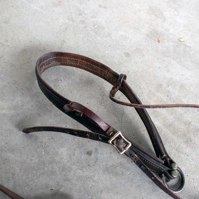 Used Assorted Leather Covered Noseband Set Of 2 Sale Barn Misc