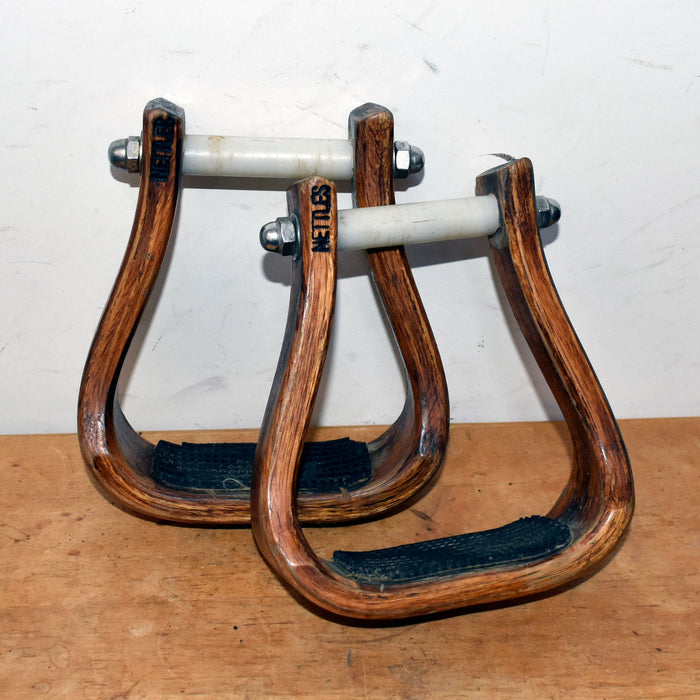 Used Nettles Wooden Stirrups With Grips Sale Barn Nettles