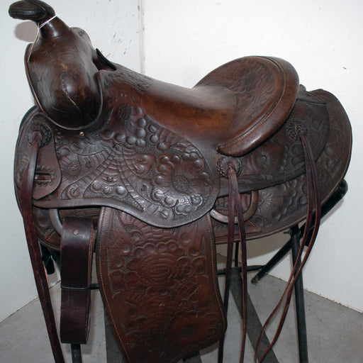 Used 14" Buck Steiner Non-Rider Decor Only Saddle Sale Barn BUCKSTEINER