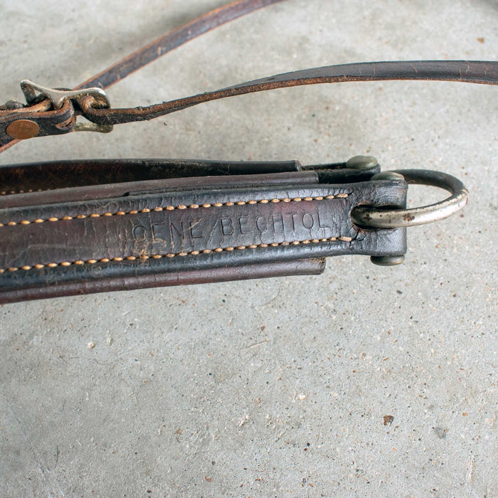 Used Assorted Leather Covered Noseband Set Of 2 Sale Barn Misc