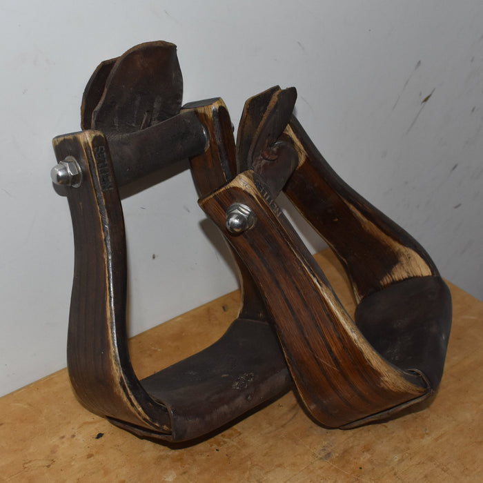 Used Nettles Wooden Stirrups Sale Barn Nettles