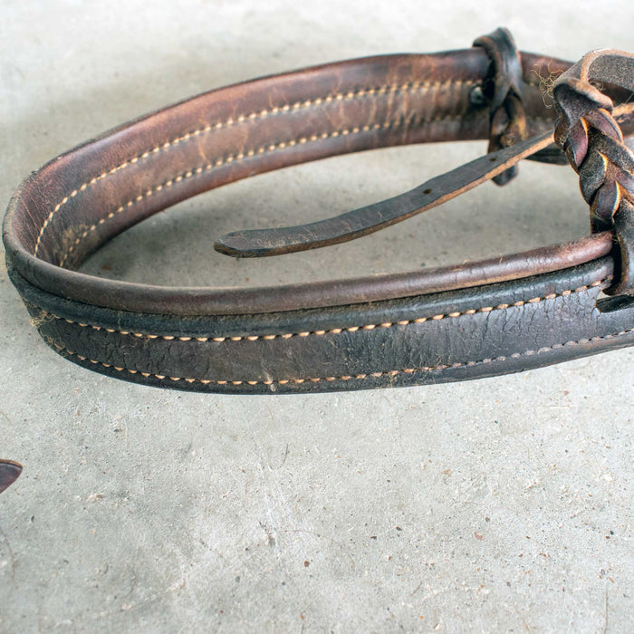 Used Assorted Leather Covered Noseband Set Of 2 Sale Barn Misc
