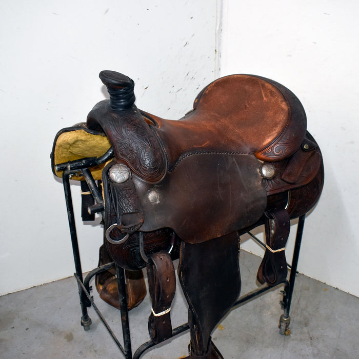 Used 16" Silver Mesa Rider Saddle Sale Barn Silver Mesa