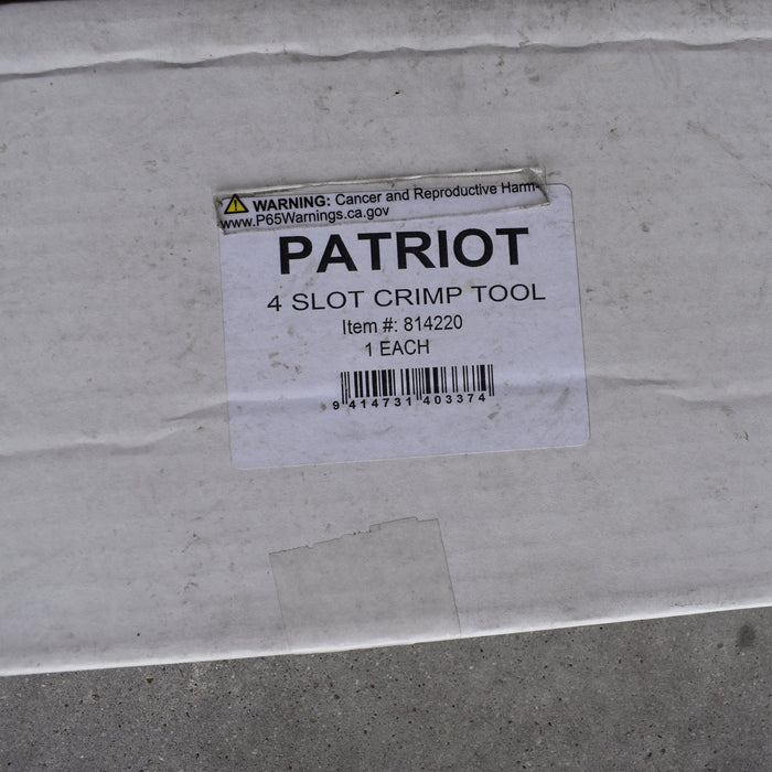 NEW Discontinued 4 Slot Crimp Tool Sale Barn Patriot