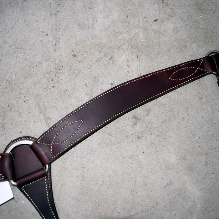 NEW Oiled Cherry Breast Collar Sale Barn misc