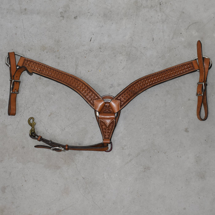 Used Reinsman Tooled Breast Collar Sale Barn Reinsman