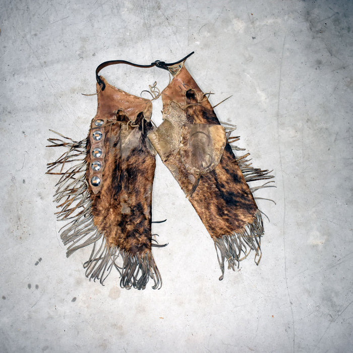 Used Cowhide Leather Chinks Sale Barn MISC