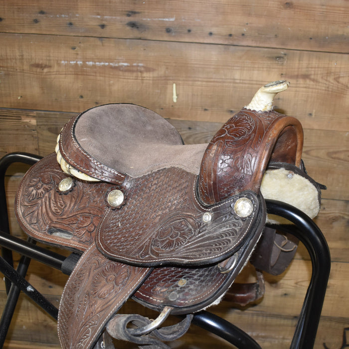 Used 9" Juble TT Saddlery Pony Rider Saddle Sale Barn misc