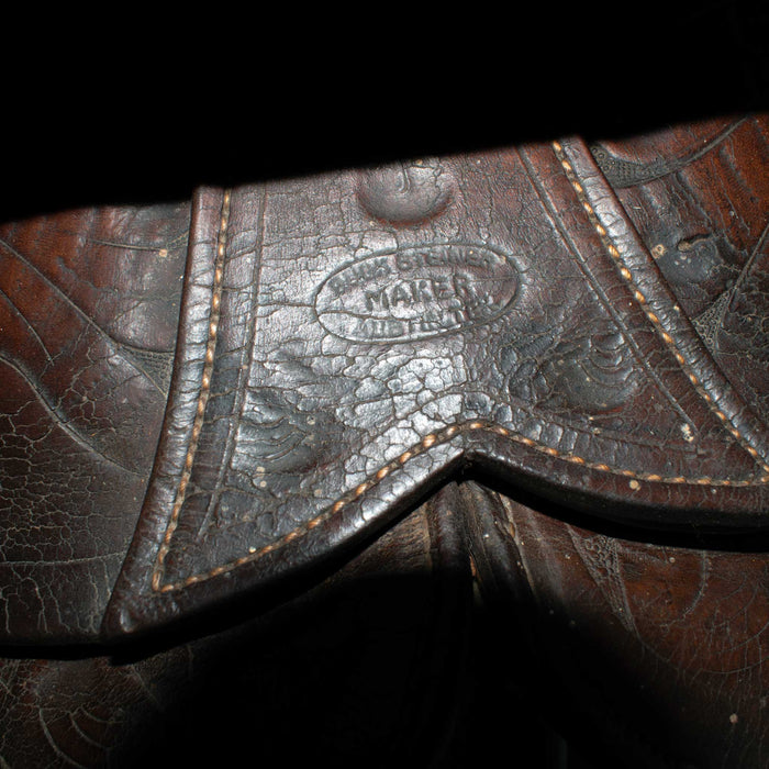 Used 14" Buck Steiner Non-Rider Decor Only Saddle Sale Barn BUCKSTEINER