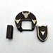 NEW 1" Longhorn Brass Buckle Set Sale Barn TESKEY'S