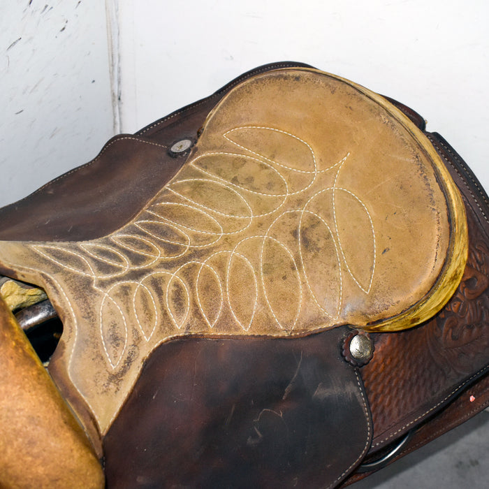 Used 15" RS Custom Saddlery Rider Saddle Sale Barn misc