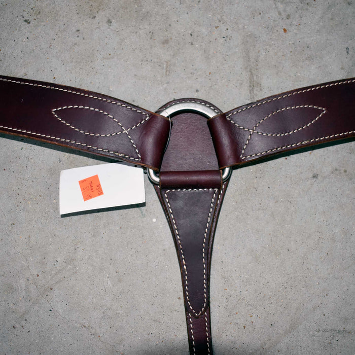 NEW Oiled Cherry Breast Collar Sale Barn misc