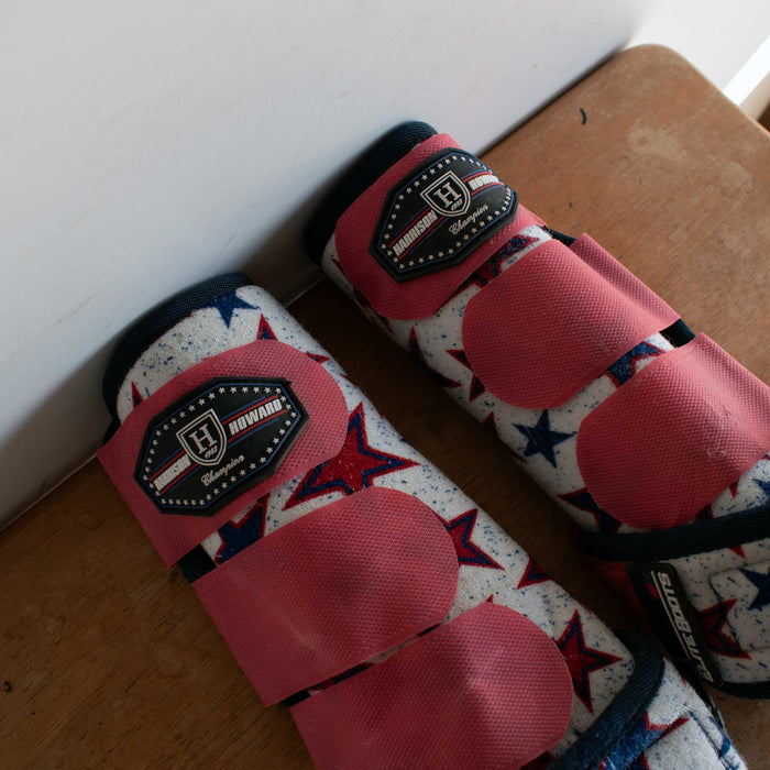 Used Harrison Howard Star Elite Medium Front Splint Boots Sale Barn Harrison Howard