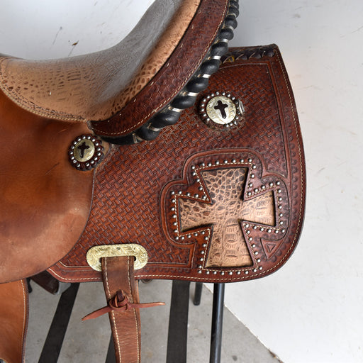 Used 15.5" Double T Rider Saddle Sale Barn DOUBLE T SADDLERY