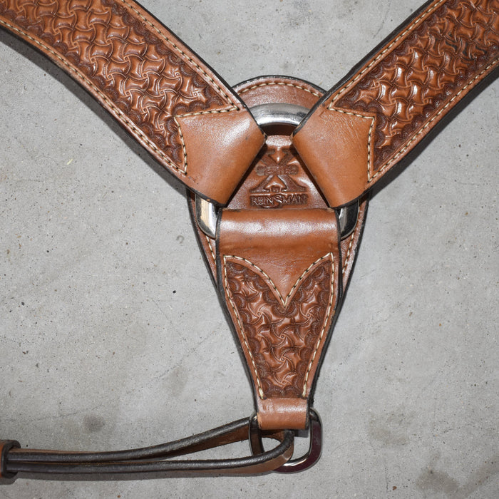 Used Reinsman Tooled Breast Collar Sale Barn Reinsman