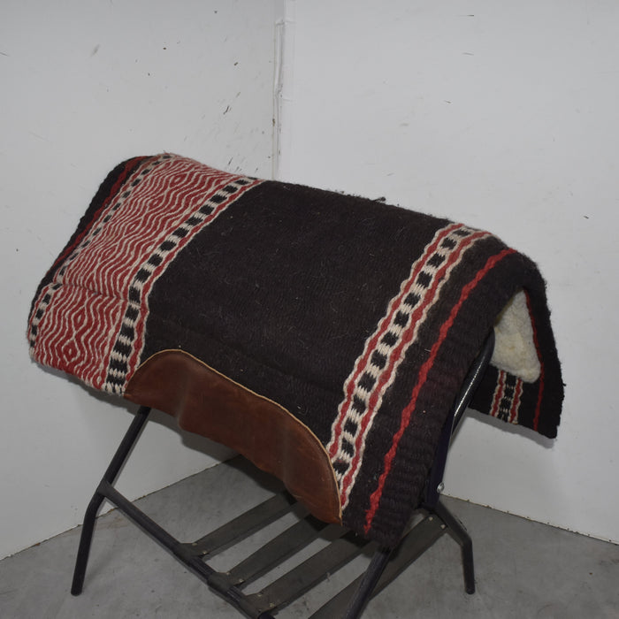 Used Wool Top Saddle Pad
