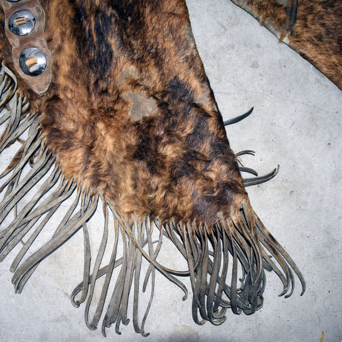 Used Cowhide Leather Chinks Sale Barn MISC
