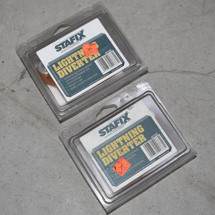 NEW Discontinued Patriot Stafix Lightning Diverter 1pk Bundle Of 2 Sale Barn Patriot