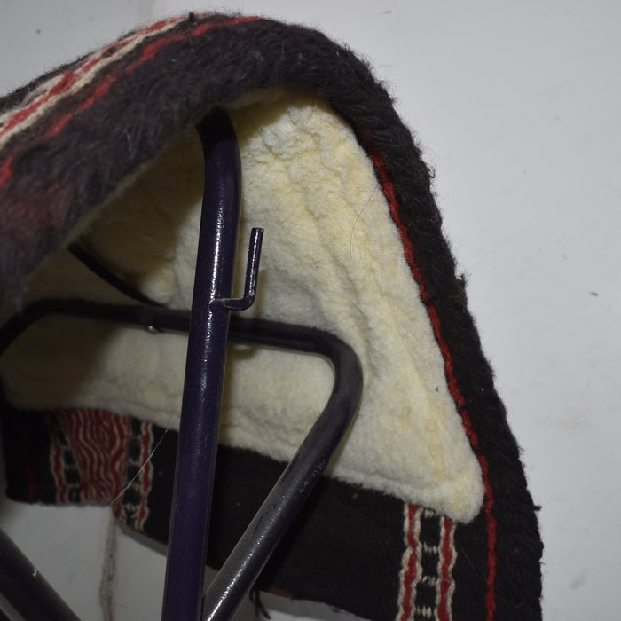 Used Wool Top Saddle Pad