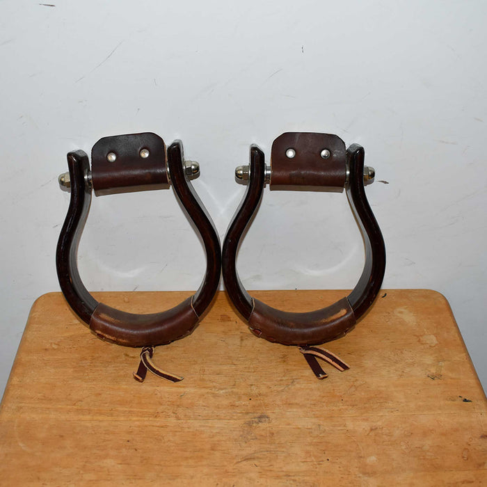 Used Don Orrell Oxbow Wooden Stirrups Sale Barn Don Orrell
