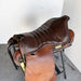 Used 17" Grey Fox Leather Rider Saddle Sale Barn Grey Fox Leather