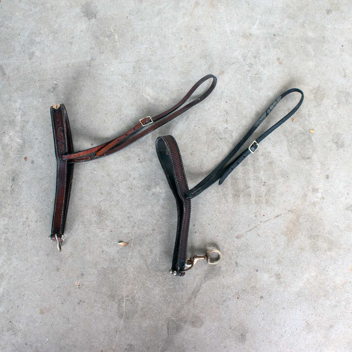 Used Assorted Leather Noseband Set Of 2 Sale Barn Misc