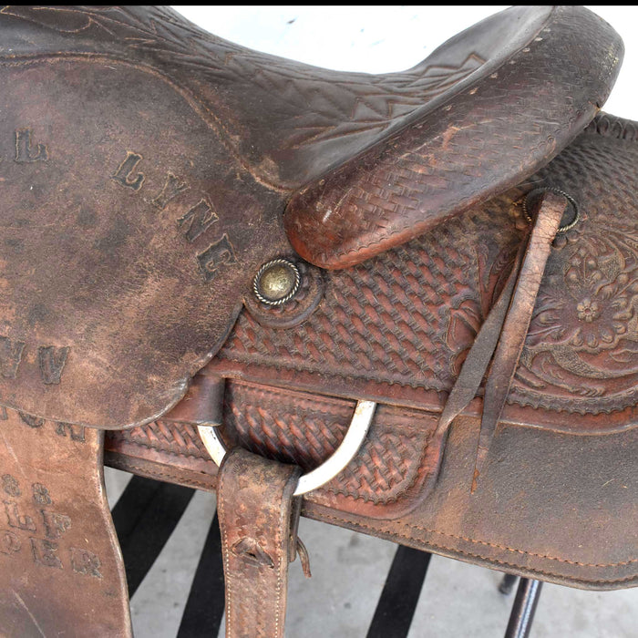 Used 15" Taylor Made Non-Rider Decor Only Saddle Sale Barn TESKEY'S