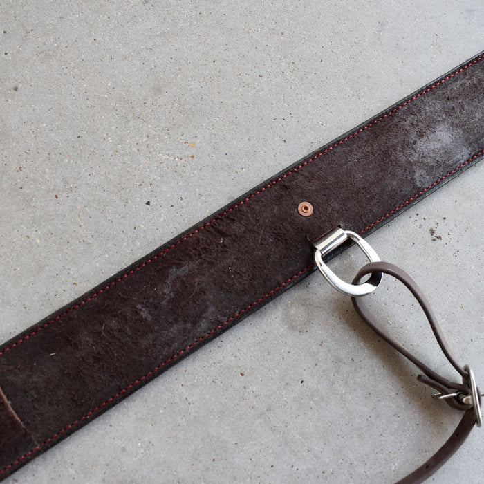 Used Heavy Oiled Roughout Leather Back Cinch With Cinch Connector Sale Barn Teskey's