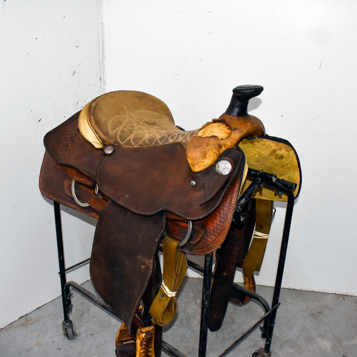 Used 15" RS Custom Saddlery Rider Saddle Sale Barn misc