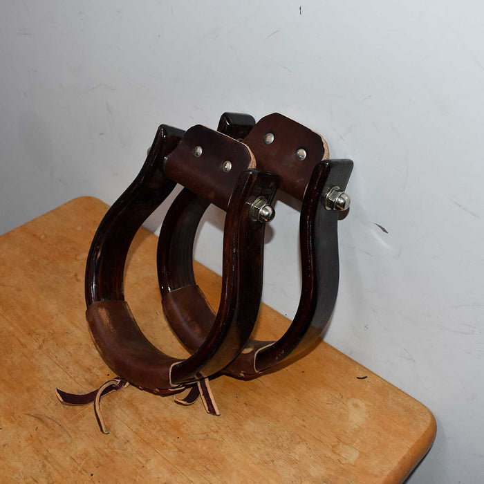 Used Don Orrell Oxbow Wooden Stirrups Sale Barn Don Orrell