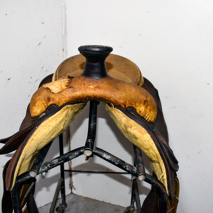 Used 15" RS Custom Saddlery Rider Saddle Sale Barn misc