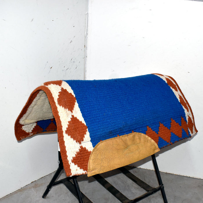 Used Aztec Blue With Burnt Orange Saddle Pad Sale Barn misc