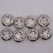 NEW Silver X Concho Set Of 8 Sale Barn TESKEY'S